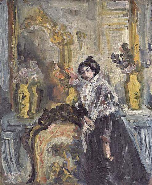 Pierre Laprade Femme accoudee France oil painting art